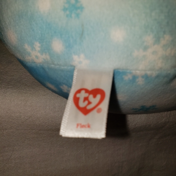 Super Cute Ty Squishy Beanies Collection "Fleck" the Snowman - Picture 4 of 11